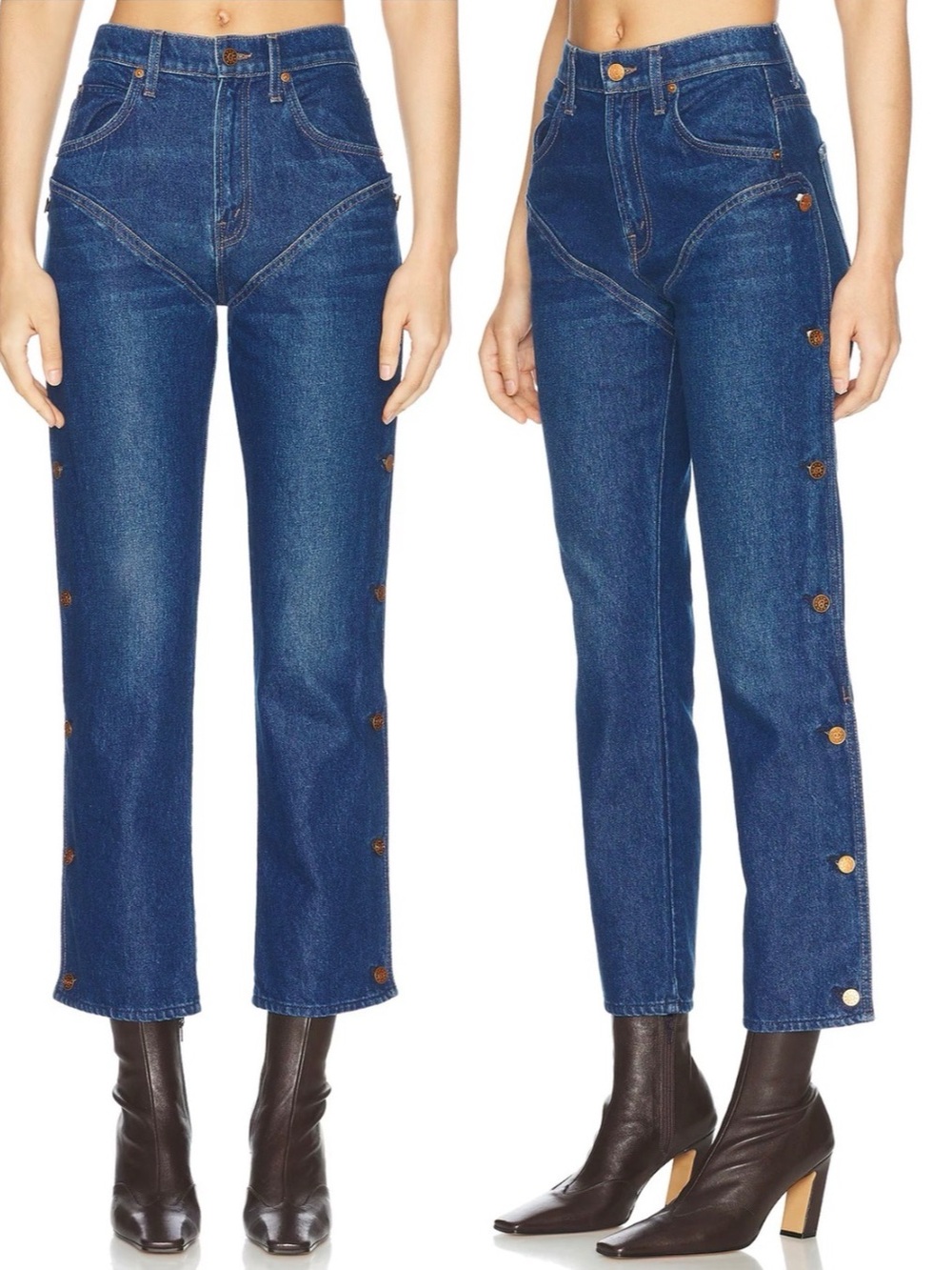 Mother SNACKS The Chapstick Hover Jeans Size 27 Dark Wash Secret Sauce Premium D